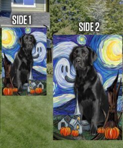 halloween flag black labrador retriever scary starry night ddh2794fv3 1240