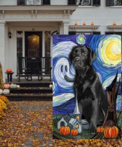 halloween flag black labrador retriever scary starry night ddh2794fv3 7253