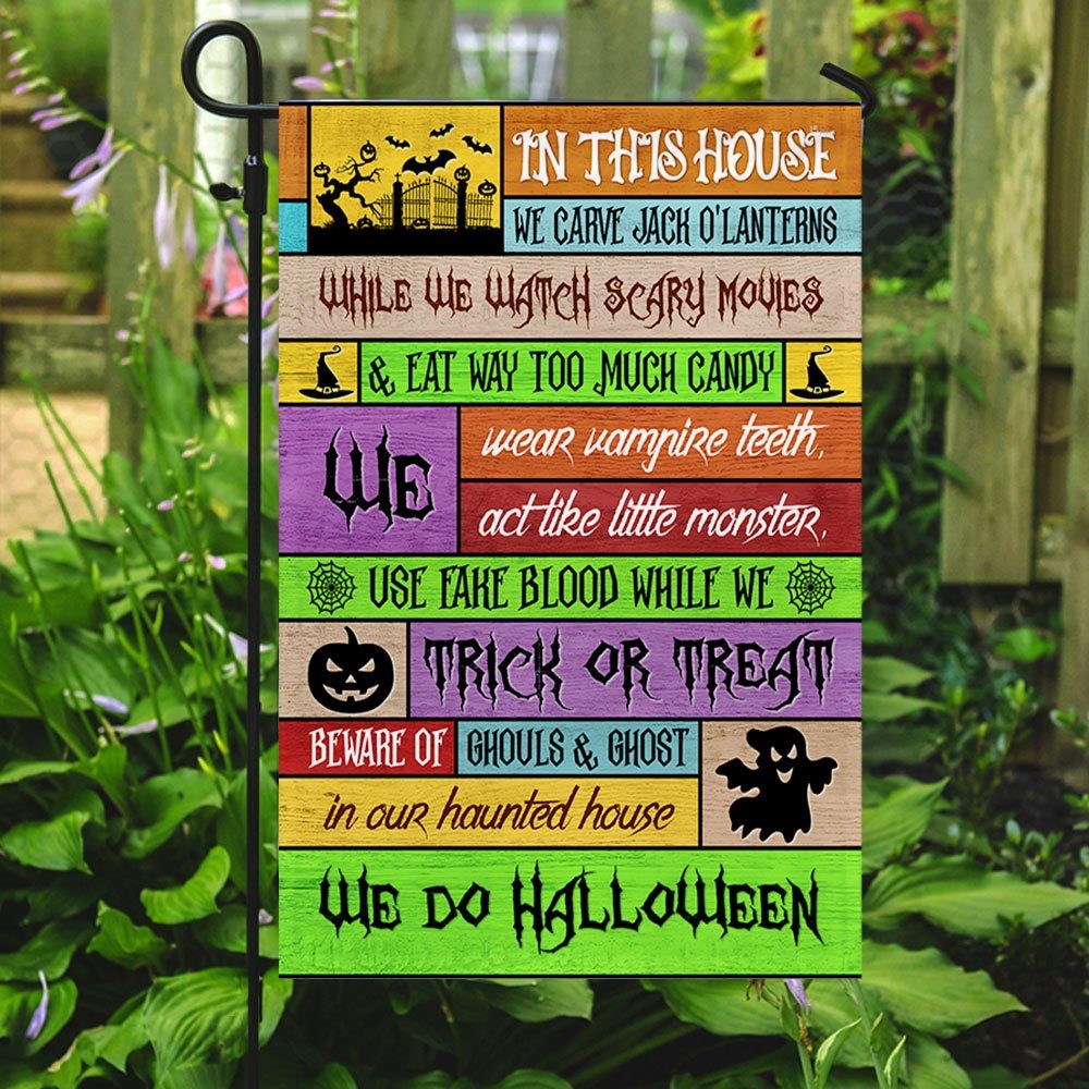 Halloween Flag Decoration Welcome To Our House MBH130F - Image 3