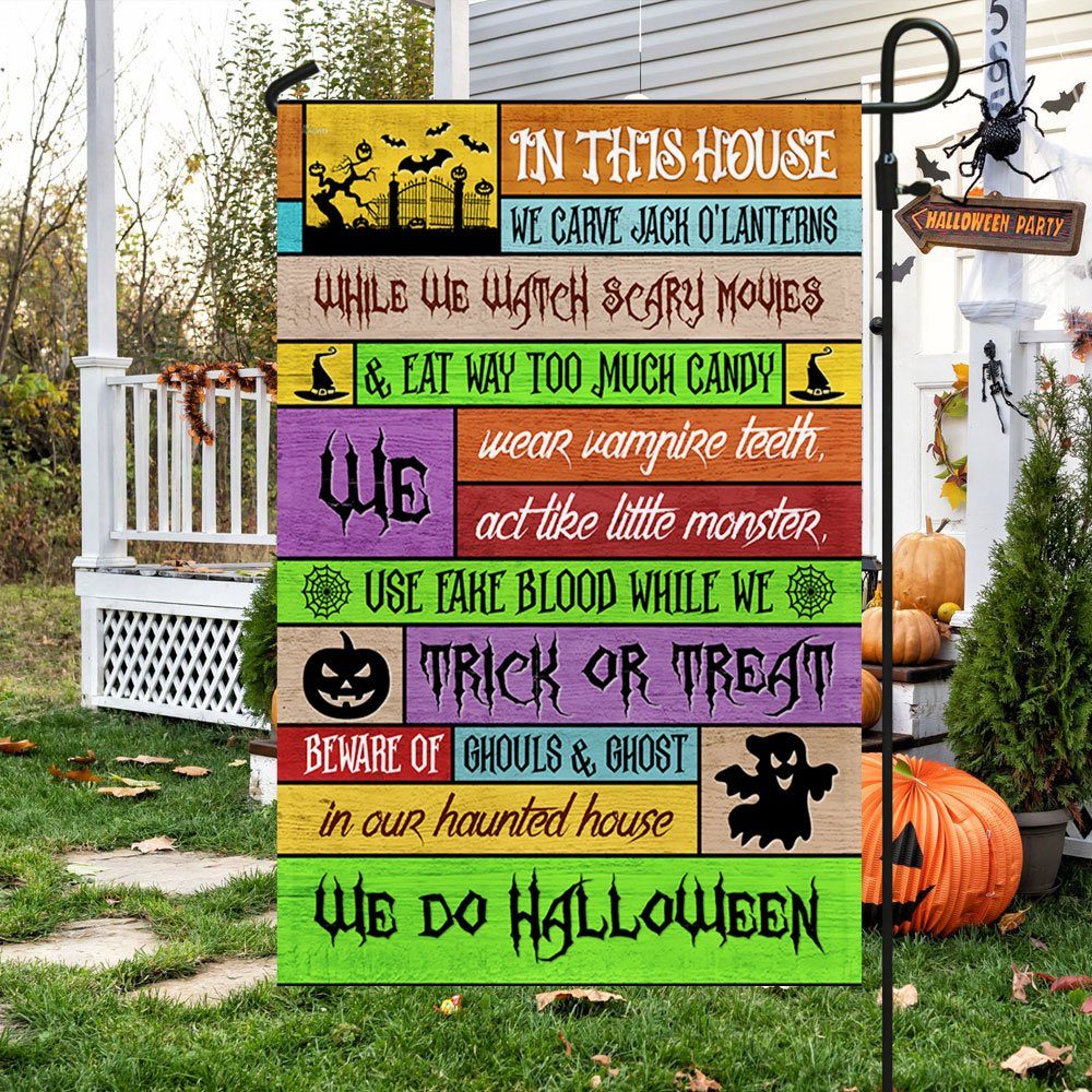 Halloween Flag Decoration Welcome To Our House MBH130F - Image 6