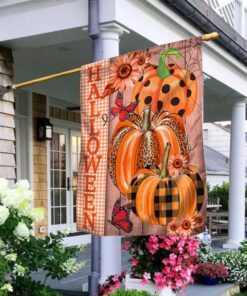 halloween flag happy fall pumpkin flag trn1223f 2298