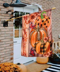 Halloween Flag Happy Fall Pumpkin Flag TRN1223F