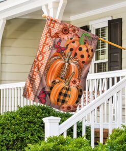 halloween flag happy fall pumpkin flag trn1223f 4219