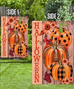 halloween flag happy fall pumpkin flag trn1223f 4383