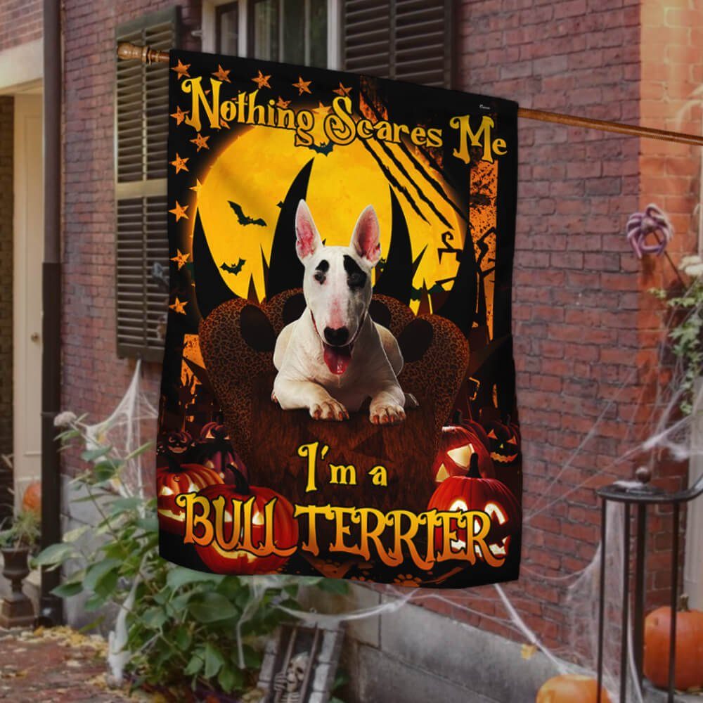 Halloween Flag Nothing Scares Me I'm A Bull Terrier ANT200F - Image 2
