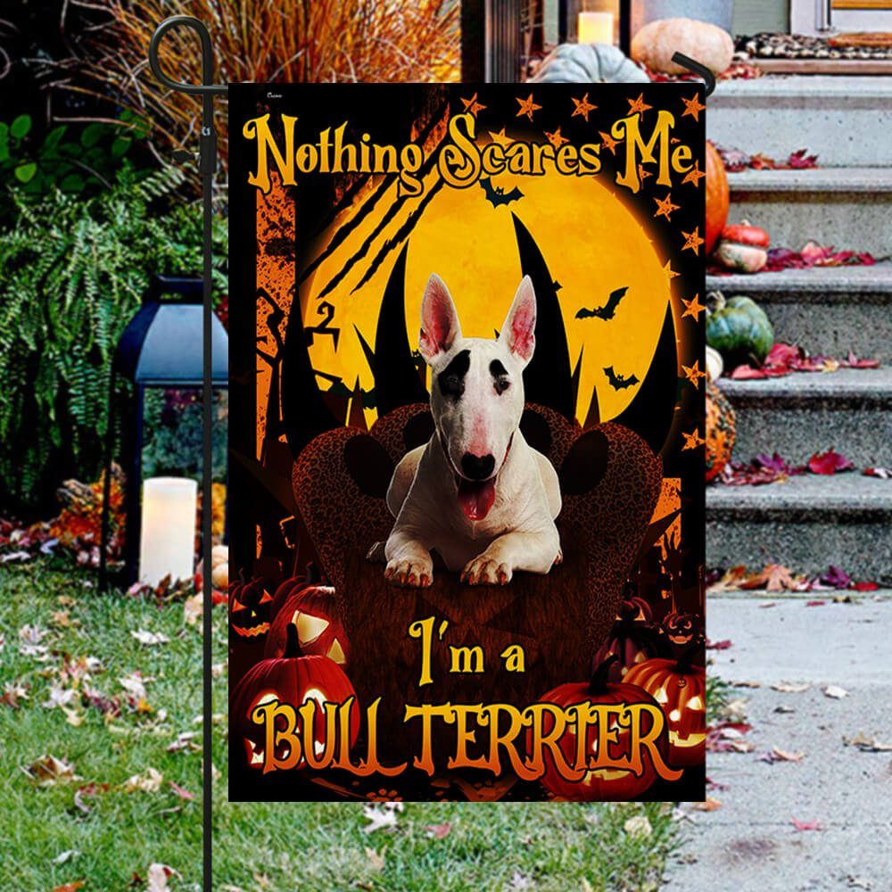 Halloween Flag Nothing Scares Me I'm A Bull Terrier ANT200F - Image 5