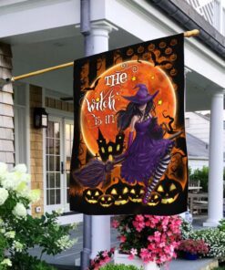 Halloween Flag The Witch Is In DDH2751F