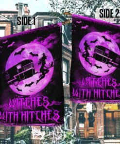 halloween flag witches with hitches tqn488f 1416