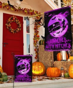 halloween flag witches with hitches tqn488f 8823