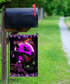halloween town black cat flag thh3258f 1819