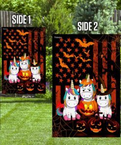 halloween unicorn american us flag 5005