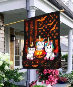 halloween unicorn american us flag 7391