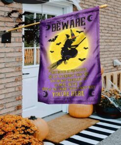 Halloween Witch Flag This House Is Protected By An Energy LHA1665F