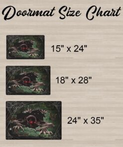 halloween zombie doormat spooky horror tqn451dm 7980