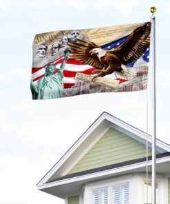 happy 4th of july. american patriot. we the people american eagle flag tpt158gf 6813