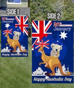 happy australia day 26th january flag mln817f 1576