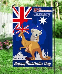 happy australia day 26th january flag mln817f 8005