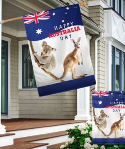 happy australia day flag koala kangaroo aussie tqn785f 5917