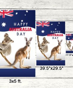 happy australia day flag koala kangaroo aussie tqn785f 7434