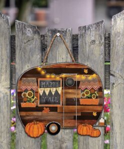 happy camp o ween wooden door sign trl1383wd 6661