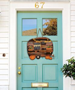 happy camp o ween wooden door sign trl1383wd 8090