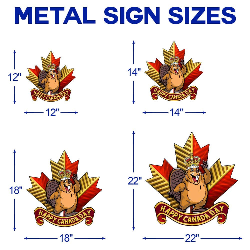 Happy Canada Day. Canada's Birthday. Dominion Day.  Hanging Metal Sign Meaningful Symbol LNT145MS - Image 6