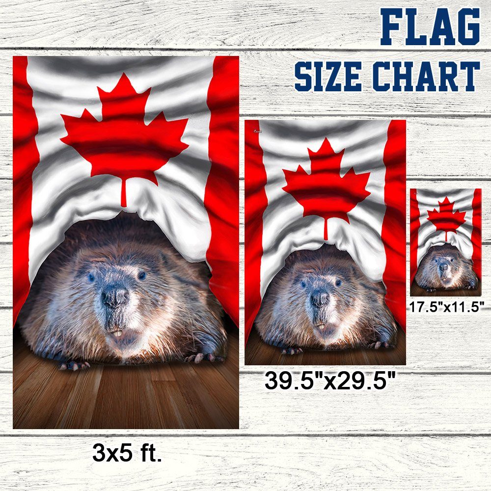 Happy Canada Day Flag. Canada's Birthday Flag. Dominion Day Flag. Canada Beaver Flag LNT1888Fv1 - Image 7