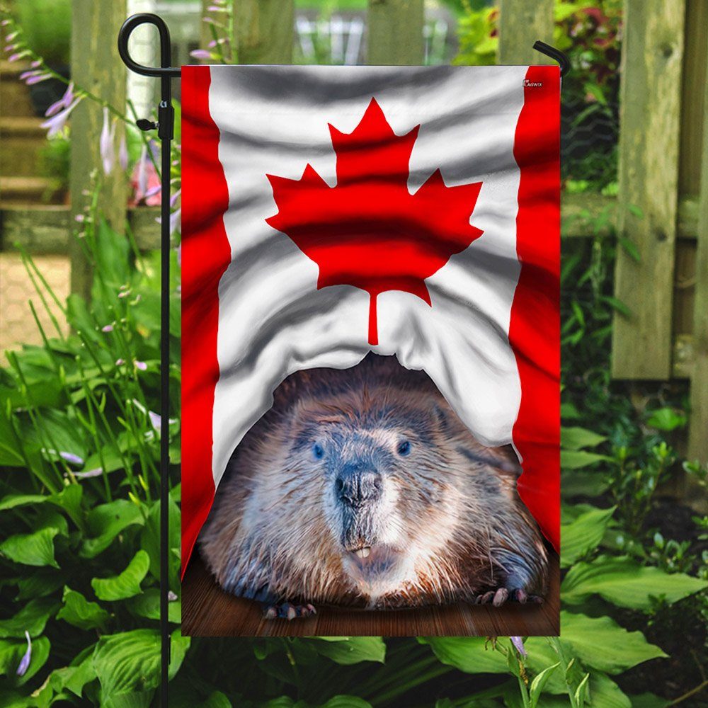 Happy Canada Day Flag. Canada's Birthday Flag. Dominion Day Flag. Canada Beaver Flag LNT1888Fv1 - Image 6