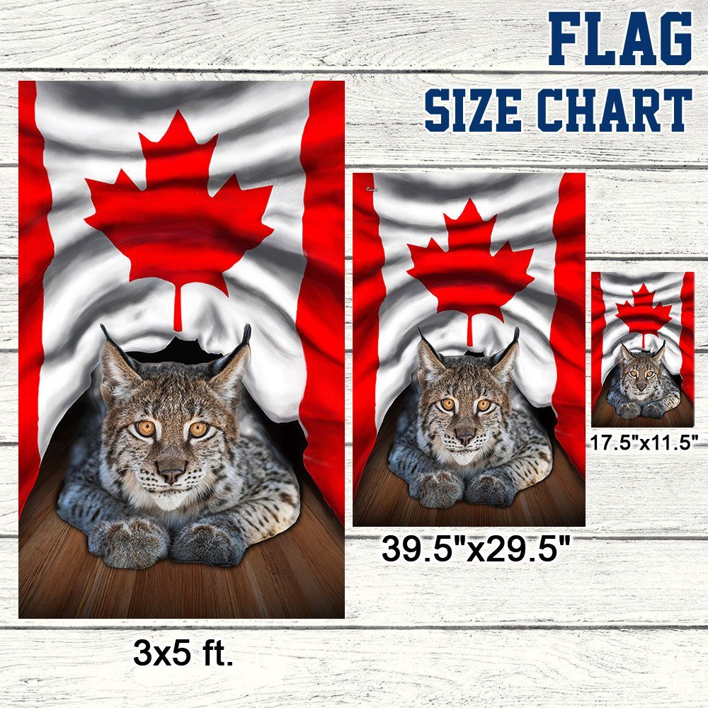 Happy Canada Day Flag. Canada's Birthday Flag. Dominion Day Flag. Canada Lynx Flag LNT1888Fv2 - Image 7