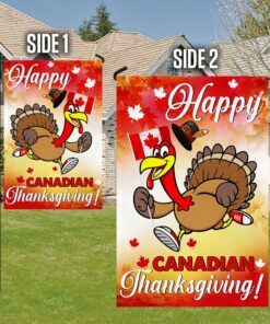 happy canadian thanksgiving flag lnt520f 4236