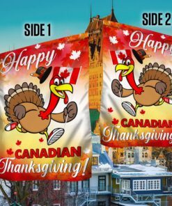 happy canadian thanksgiving flag lnt520f 7320