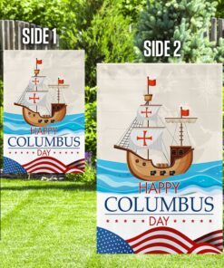 happy columbus day flag tqn420f 3148
