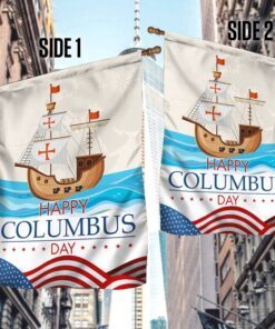 happy columbus day flag tqn420f 3316