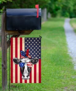 happy cow american u.s. flag 3776