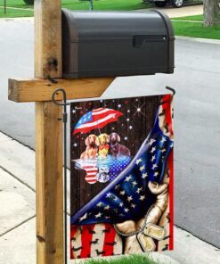 happy dachshund 4th of july flag 6568