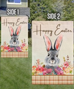 happy easter bunny rabbit flag tqn1025f 2847