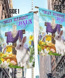 happy easter flag silly rabbit easter is for jesus dbd3309f 3000