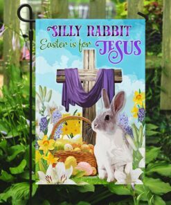 happy easter flag silly rabbit easter is for jesus dbd3309f 4883