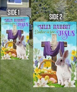 happy easter flag silly rabbit easter is for jesus dbd3309f 8301