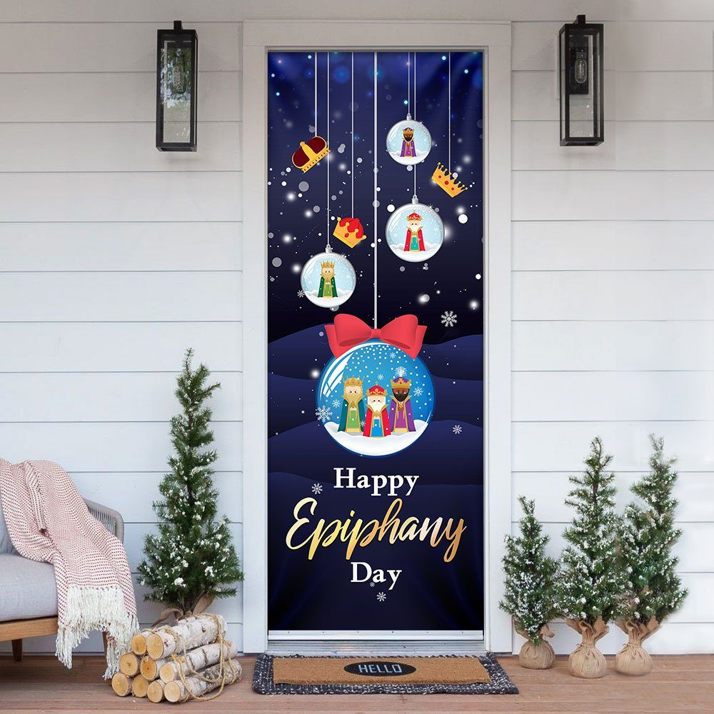 Happy Epiphany Day Door Cover Three Wise Men LNT798D - Image 2