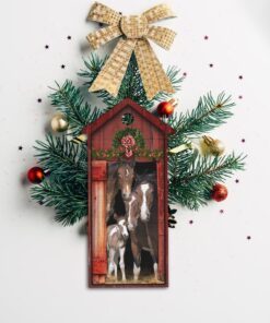 happy family horse christmas ornament bnn593o 4785