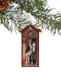 happy family horse christmas ornament bnn593o 5537