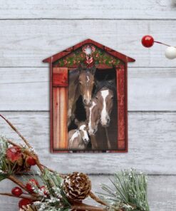 happy family horse christmas ornament bnn593ov1 4108