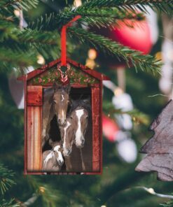 happy family horse christmas ornament bnn593ov1 5472