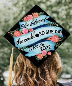 happy graduation. class of 2022, made for greatness graduation cap tpt91gc 3399
