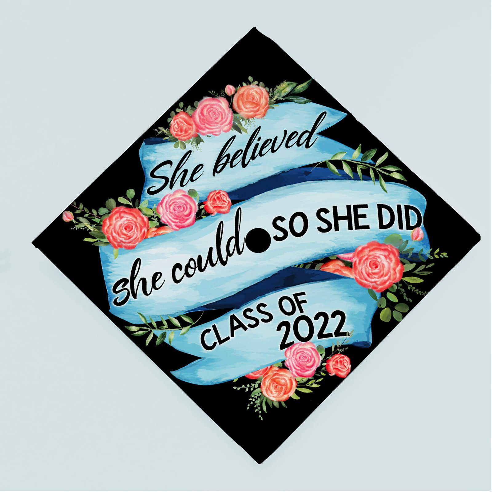 Happy Graduation. Class Of 2022, Made For Greatness Graduation Cap TPT91GC - Image 2