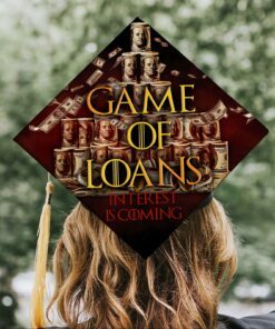 happy graduation class of 2022 cap game of loans lnt30gc 3045