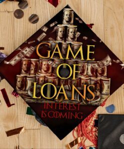 happy graduation class of 2022 cap game of loans lnt30gc 7949