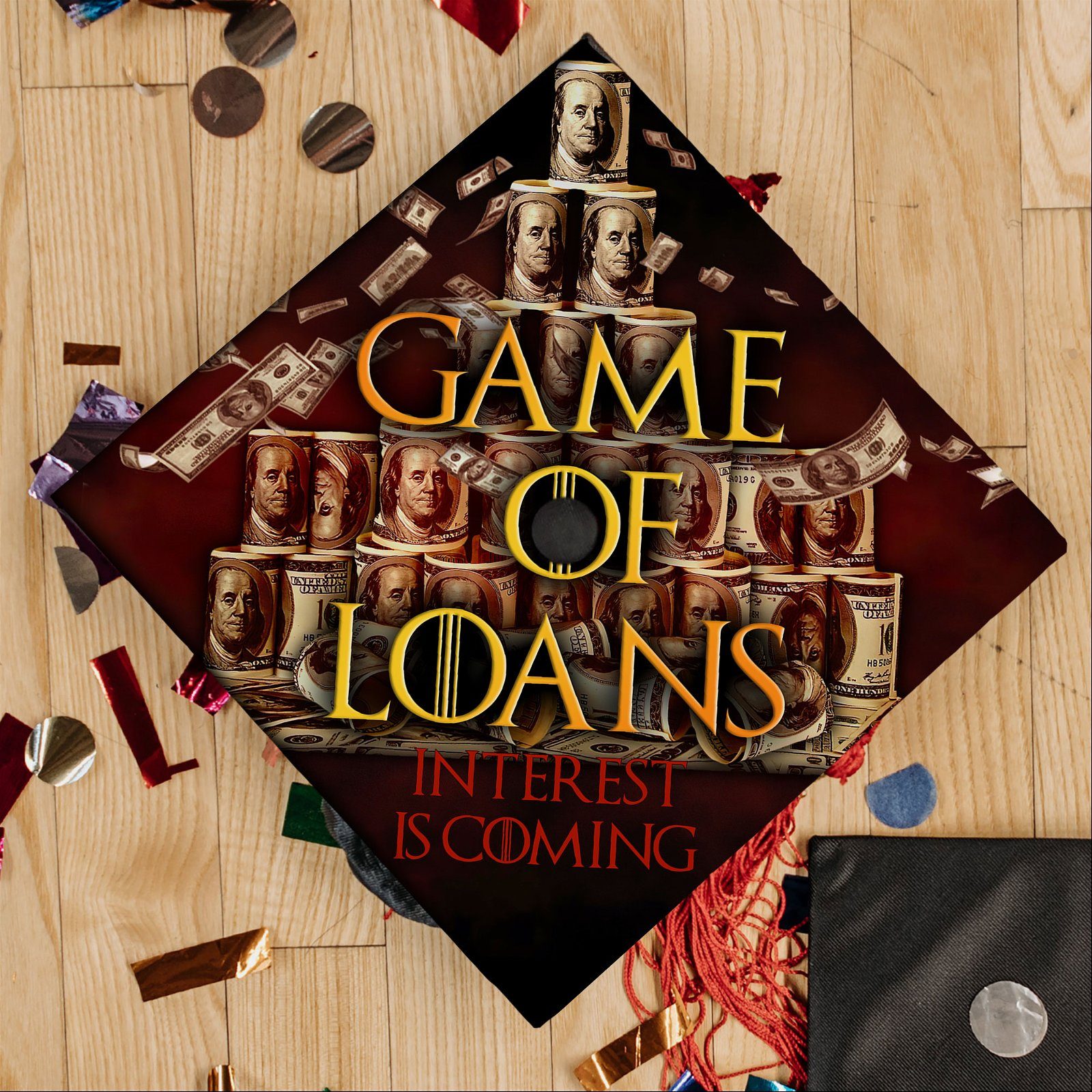 Happy Graduation Class Of 2022 Cap Game Of Loans LNT30GC - Image 5