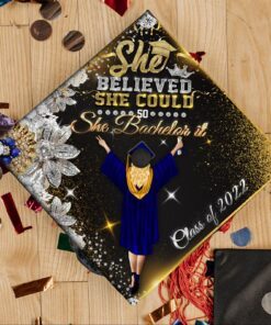 happy graduation girl, class of 2022, she bachelor it graduation cap tpt31gcv1 5905